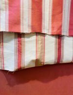 NEW Lady Monroe French Terra Cotta Red Fabric - 3” Stripes - Upholstery 55” Wide