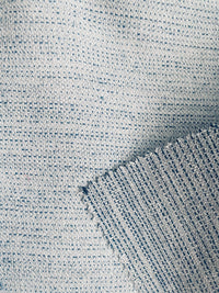 New! SUNBRELLA Light Blue White Melange Linen Inspired Waterproof Indoor Outdoor Upholstery Fabric - Fancy Styles Fabric Pierre Frey Lee Jofa Brunschwig & Fils