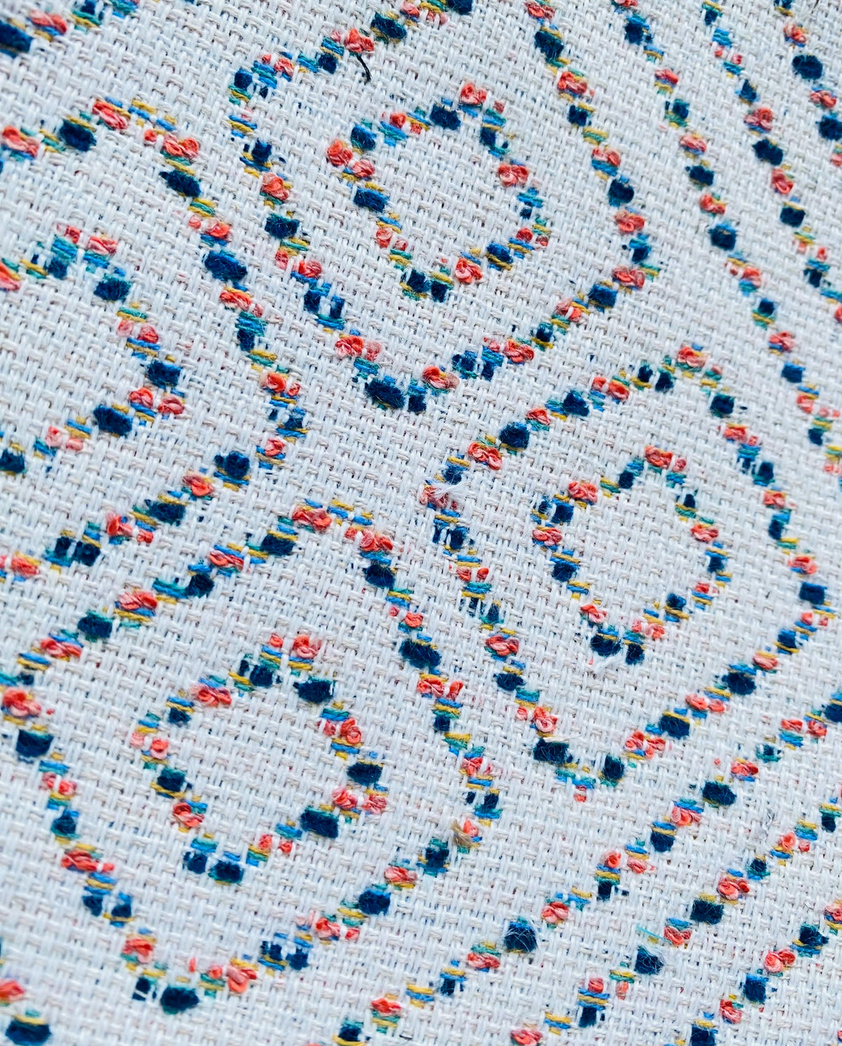New! SUNBRELLA Novelty Boucle Woven Waterproof Indoor Outdoor Pink Indigo Blue White Upholstery and Decorating Fabric - Fancy Styles Fabric Pierre Frey Lee Jofa Brunschwig & Fils