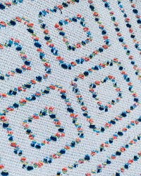 New! SUNBRELLA Novelty Boucle Woven Waterproof Indoor Outdoor Pink Indigo Blue White Upholstery and Decorating Fabric - Fancy Styles Fabric Pierre Frey Lee Jofa Brunschwig & Fils