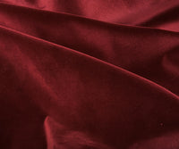 New Prince Oliver 100% Cotton made in Belgium Velvet Fabric in Dark Rust Red - Fancy Styles Fabric Pierre Frey Lee Jofa Brunschwig & Fils