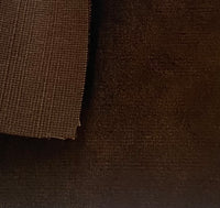 NEW! King Joseph - Designer Heavyweight Upholstery Velvet Fabric with Slight Antique Sheen - Chocolate Brown - Fancy Styles Fabric Pierre Frey Lee Jofa Brunschwig & Fils
