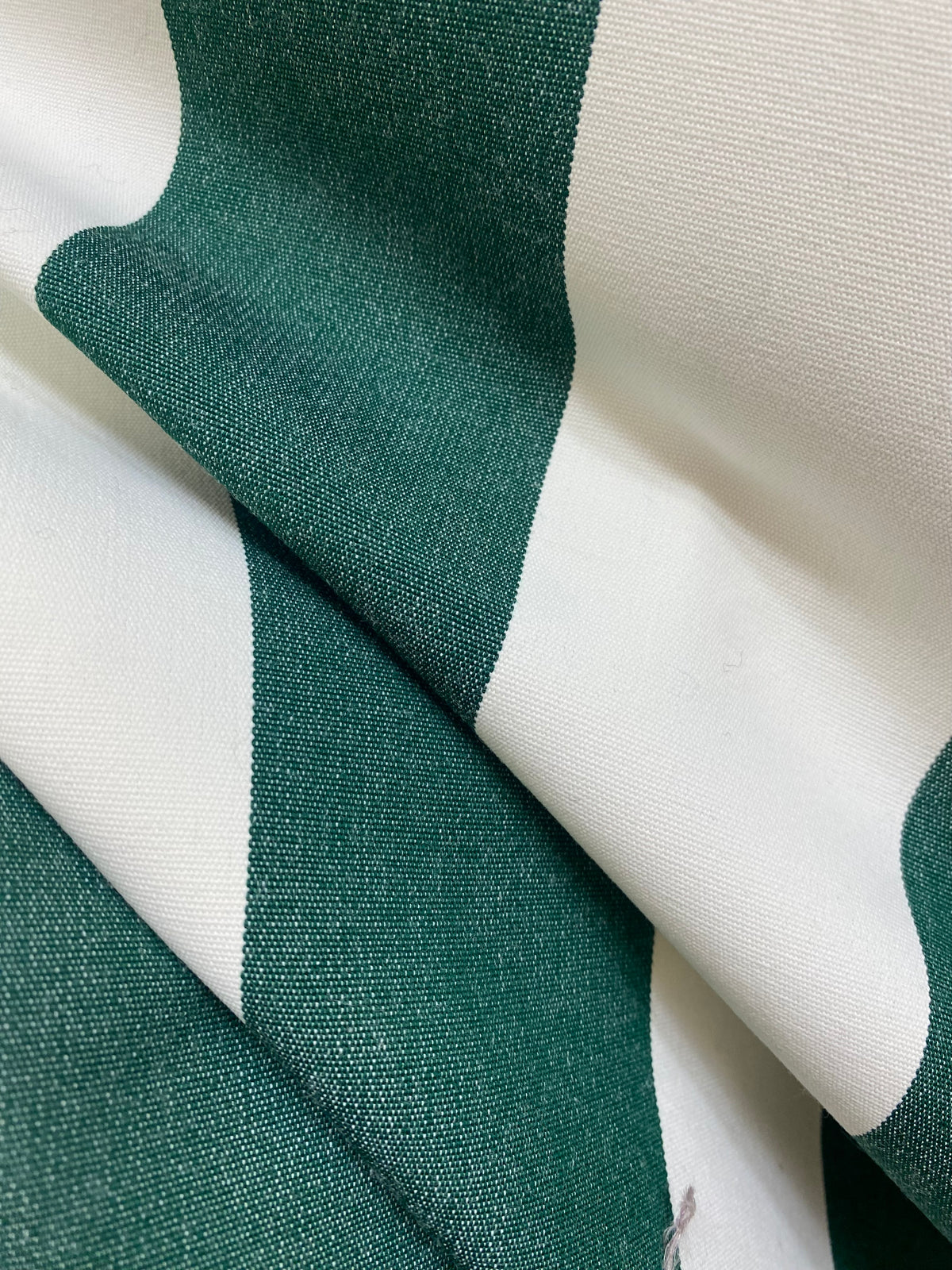 NEW Lady Jacqueline Faded Polo Green Waterproof Decorating Fabric - 3” Green And White Stripes - Upholstery 55” Wide - Fancy Styles Fabric Pierre Frey Lee Jofa Brunschwig & Fils