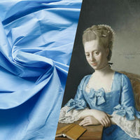 NEW Lady Frank Light Designer “Faux Silk” Taffeta Fabric Made in Italy Sky Blue - Fancy Styles Fabric Pierre Frey Lee Jofa Brunschwig & Fils
