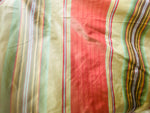NEW Prince Antoine 100% Silk Taffeta Interior Design Fabric Stripes Motif