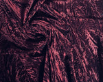 App Sale: Miss Lilla Designer Burgundy Rayon Poly Velvet Fabric