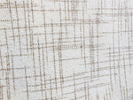 NEW Count York Designer Heavyweight Boucle Upholstery Fabric in White and Taupe Plaid Melange
