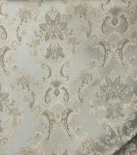 NEW! Prince Lucas Designer Brocade Jacquard Fabric- Antique Pale Green - Fancy Styles Fabric Pierre Frey Lee Jofa Brunschwig & Fils