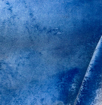 NEW! Custom Color, limited quantity of 50 yards: Prince Burgess Designer Upholstery Cotton Velvet Fabric - Bangle Blue - Fancy Styles Fabric Pierre Frey Lee Jofa Brunschwig & Fils
