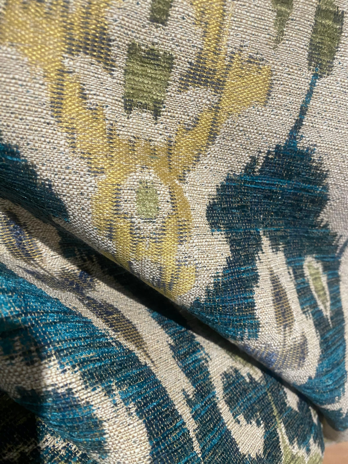 NEW Queen Tilla Upholstery Tribal Woven Fabric Imported - Multicolor - Fancy Styles Fabric Pierre Frey Lee Jofa Brunschwig & Fils