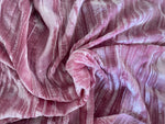 Haggle: Prince Peterson Pink Silk Rayon Velvet Fabric