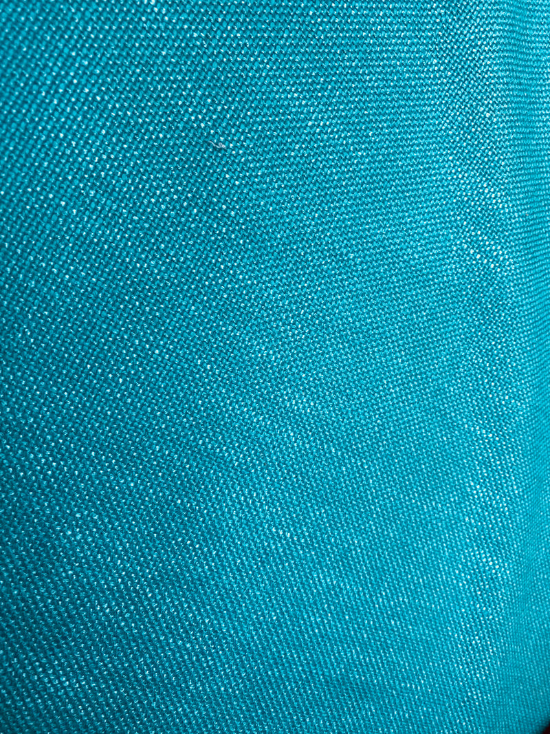 NEW! Queen Tabitta Linen Inspired Upholstery Drapery Fabric- Turquoise