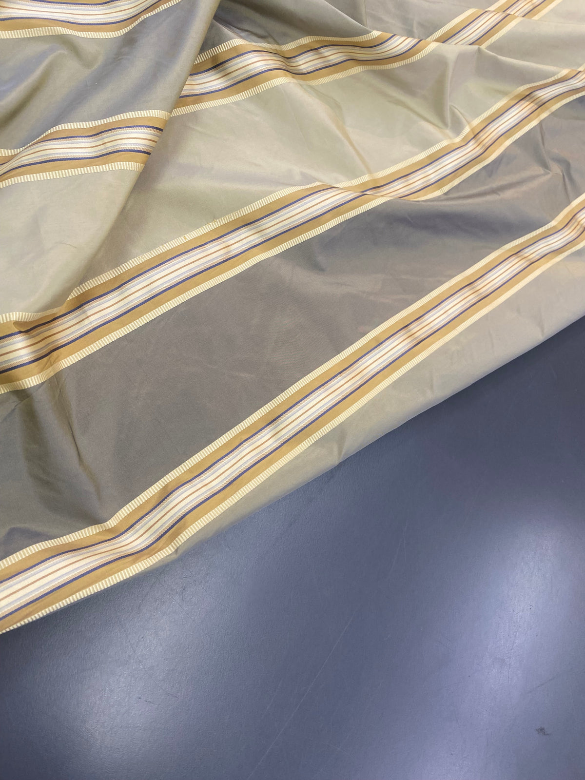 NEW On Sale! Schumacher 100% Silk Taffeta Ribbon Stripes Fabric - Fancy Styles Fabric Pierre Frey Lee Jofa Brunschwig & Fils