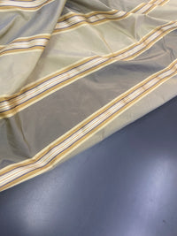 NEW On Sale! Schumacher 100% Silk Taffeta Ribbon Stripes Fabric - Fancy Styles Fabric Pierre Frey Lee Jofa Brunschwig & Fils