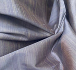 App Sale: Lady Bridgette Designer 100% Silk Dupioni Fabric in Light Purple Mini Stripes