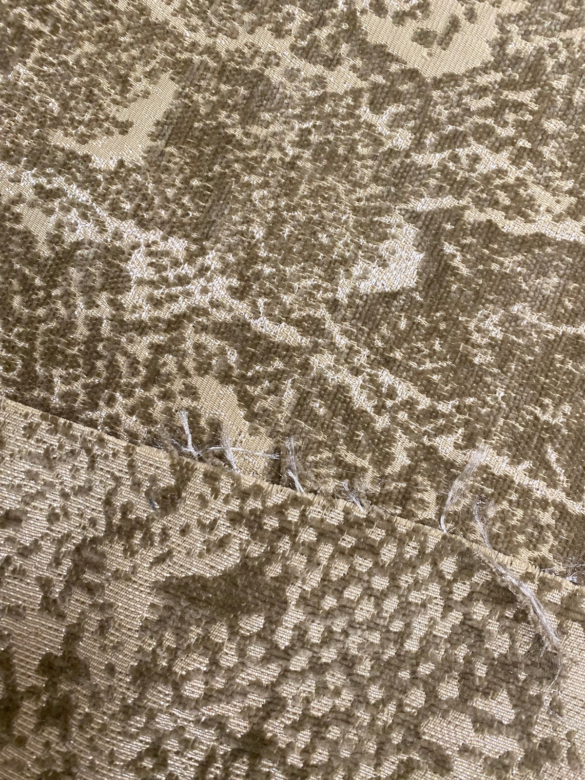 NEW Prince Stan Novelty Velevet Anaconda Snake Upholstery Fabric in White & Taupe - Fancy Styles Fabric Pierre Frey Lee Jofa Brunschwig & Fils