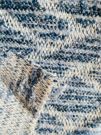 New! SUNBRELLA Indigo Blue Boucle Geometric Waterproof Indoor Outdoor Upholstery Fabric - Fancy Styles Fabric Pierre Frey Lee Jofa Brunschwig & Fils