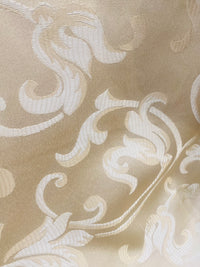 NEW Lord Percephone Neoclassical Floral Gold Upholstery and Drapery Fabric - Fancy Styles Fabric Pierre Frey Lee Jofa Brunschwig & Fils
