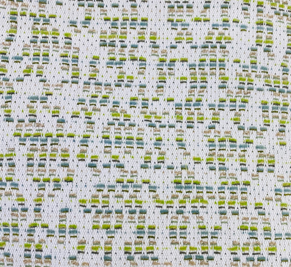 New! SUNBRELLA Novelty Boucle Waterproof Indoor Outdoor Lime Blue Beige Upholstery and Decorating Fabric - Fancy Styles Fabric Pierre Frey Lee Jofa Brunschwig & Fils