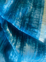NEW! Prince Peterson Turquoise Blue Silk Rayon Velvet Fabric