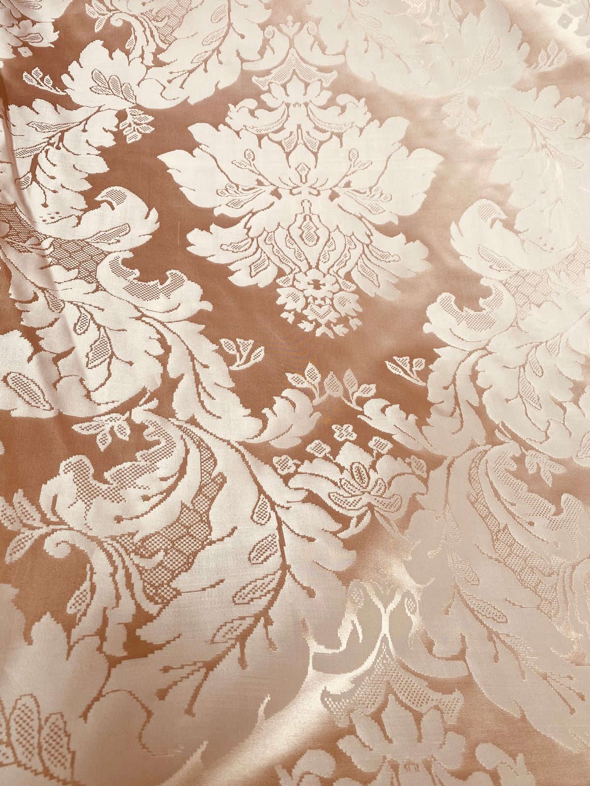 NEW! Princess Pittara 100% Silk Satin Novelty Jacquard Damask Fabric- Pink - Fancy Styles Fabric Pierre Frey Lee Jofa Brunschwig & Fils