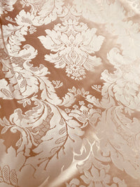 NEW! Princess Pittara 100% Silk Satin Novelty Jacquard Damask Fabric- Pink - Fancy Styles Fabric Pierre Frey Lee Jofa Brunschwig & Fils