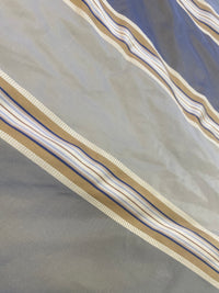 NEW On Sale! Schumacher 100% Silk Taffeta Ribbon Stripes Fabric - Fancy Styles Fabric Pierre Frey Lee Jofa Brunschwig & Fils