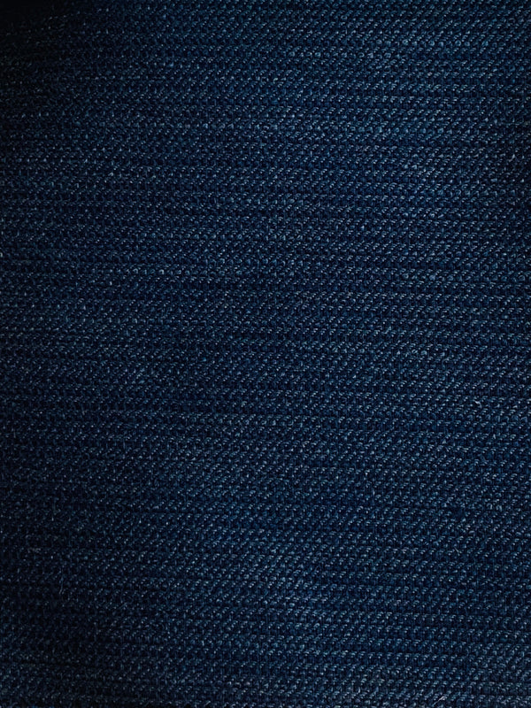 New! SUNBRELLA Navy Indigo Blue Linen Inspired Stripes Waterproof Indoor Outdoor Upholstery Fabric - Fancy Styles Fabric Pierre Frey Lee Jofa Brunschwig & Fils