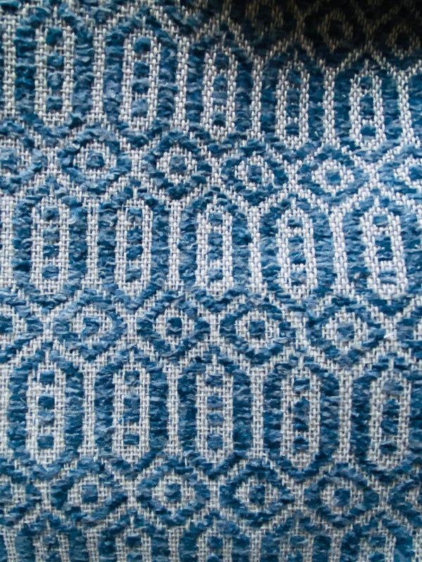 New! SUNBRELLA Novelty Boucle Waterproof Indoor Outdoor Blue Upholstery and Decorating Fabric - Fancy Styles Fabric Pierre Frey Lee Jofa Brunschwig & Fils
