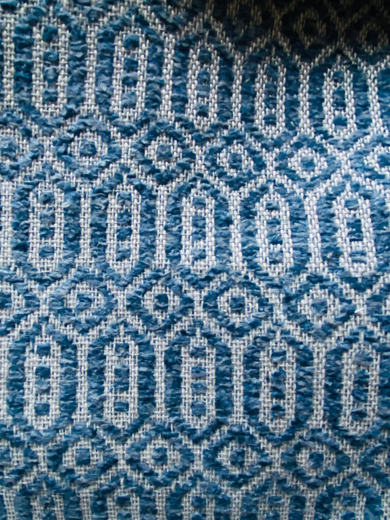 New! SUNBRELLA Novelty Boucle Waterproof Indoor Outdoor Blue Upholstery and Decorating Fabric