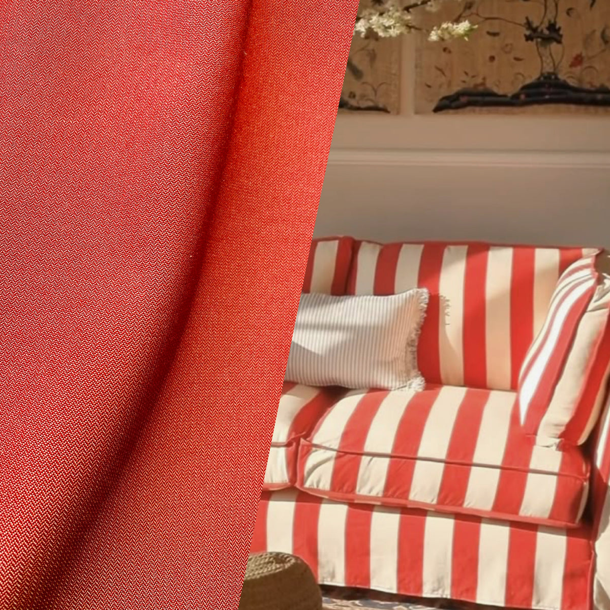NEW Lady Tate French Terra Cotta Red Fabric - Solid - Upholstery 55” Wide - Fancy Styles Fabric Pierre Frey Lee Jofa Brunschwig & Fils