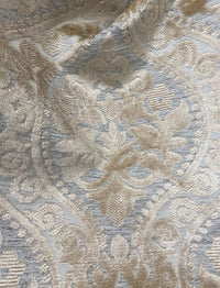 NEW Sir Sanders Novelty Burnout Medallion Chenille Velvet Fabric - Cream Blush - Fancy Styles Fabric Pierre Frey Lee Jofa Brunschwig & Fils