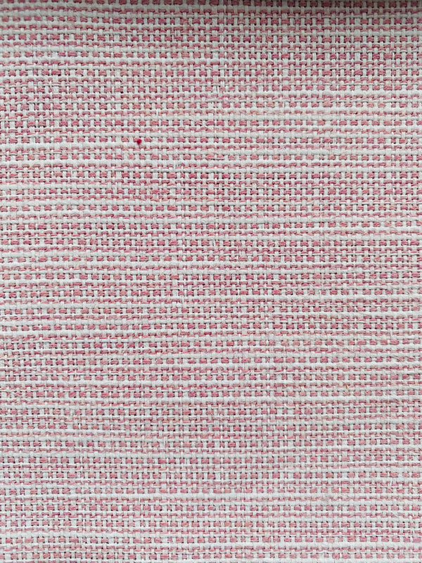 New! SUNBRELLA Pink Stripes Linen-Inspired Texture Waterproof Indoor Outdoor Upholstery Fabric - Fancy Styles Fabric Pierre Frey Lee Jofa Brunschwig & Fils
