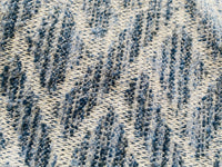 New! SUNBRELLA Indigo Blue Boucle Geometric Waterproof Indoor Outdoor Upholstery Fabric - Fancy Styles Fabric Pierre Frey Lee Jofa Brunschwig & Fils
