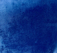 NEW! Custom Color, limited quantity of 50 yards: Prince Burgess Designer Upholstery Cotton Velvet Fabric - Bangle Blue - Fancy Styles Fabric Pierre Frey Lee Jofa Brunschwig & Fils