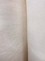 NEW! Lord Byronne 100% Linen Basketweave Upholstery Fabric White Cream- Made in Ireland