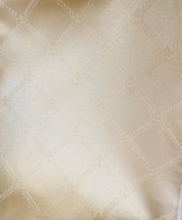 NEW Sir Davidoff Satin Diamond Fleur De Lis Drapery Upholstery Fabric - Gold - Fancy Styles Fabric Pierre Frey Lee Jofa Brunschwig & Fils