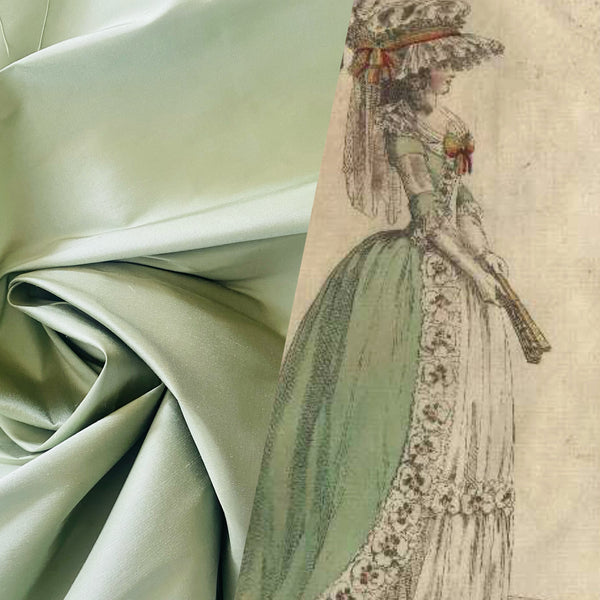 NEW Restocked!!! Duchess Mable Designer 100% Silk Dupioni Fabric in Solid Duck Egg Green - Fancy Styles Fabric Pierre Frey Lee Jofa Brunschwig & Fils