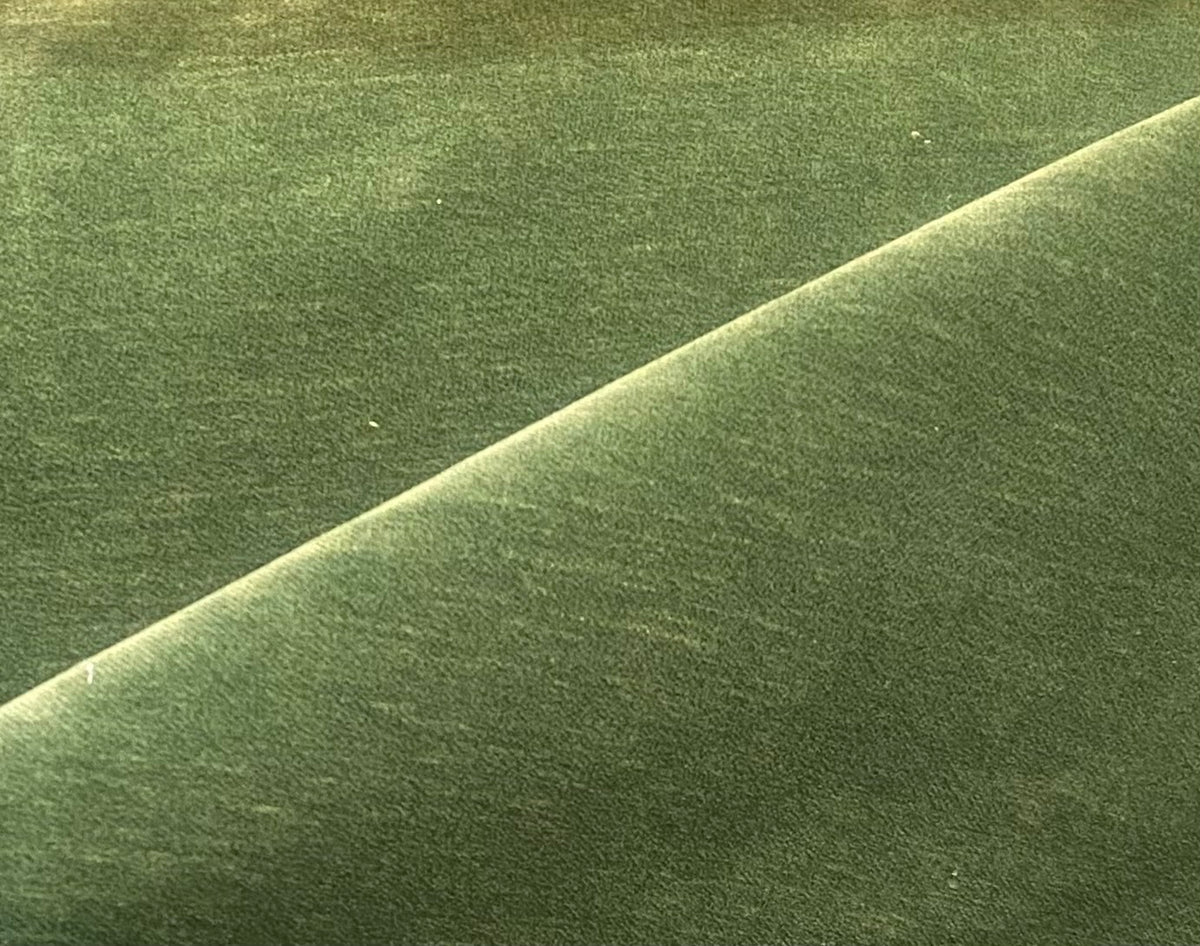 NEW! Prince Maki Designer Upholstery Velvet Fabric Made in Belgium - Leaf Green - Fancy Styles Fabric Pierre Frey Lee Jofa Brunschwig & Fils