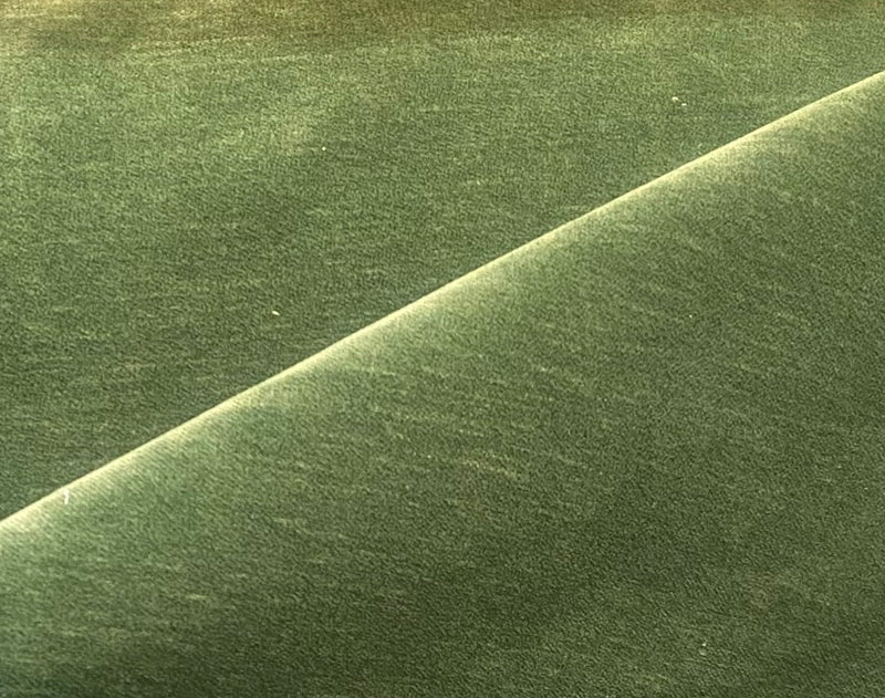 NEW! Designer Upholstery Velvet Fabric Made in Belgium - Leaf Green