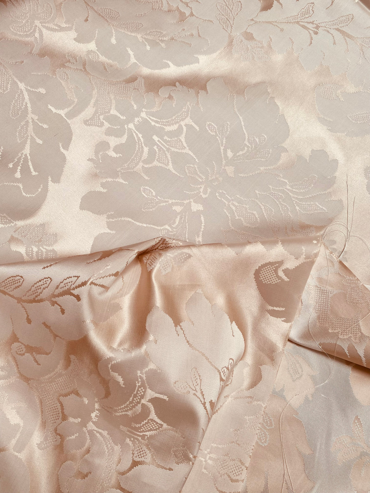 NEW! Princess Pittara 100% Silk Satin Novelty Jacquard Damask Fabric- Pink - Fancy Styles Fabric Pierre Frey Lee Jofa Brunschwig & Fils