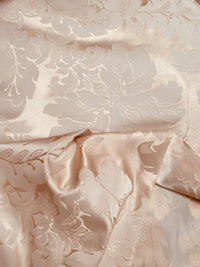 NEW! Princess Pittara 100% Silk Satin Novelty Jacquard Damask Fabric- Pink - Fancy Styles Fabric Pierre Frey Lee Jofa Brunschwig & Fils