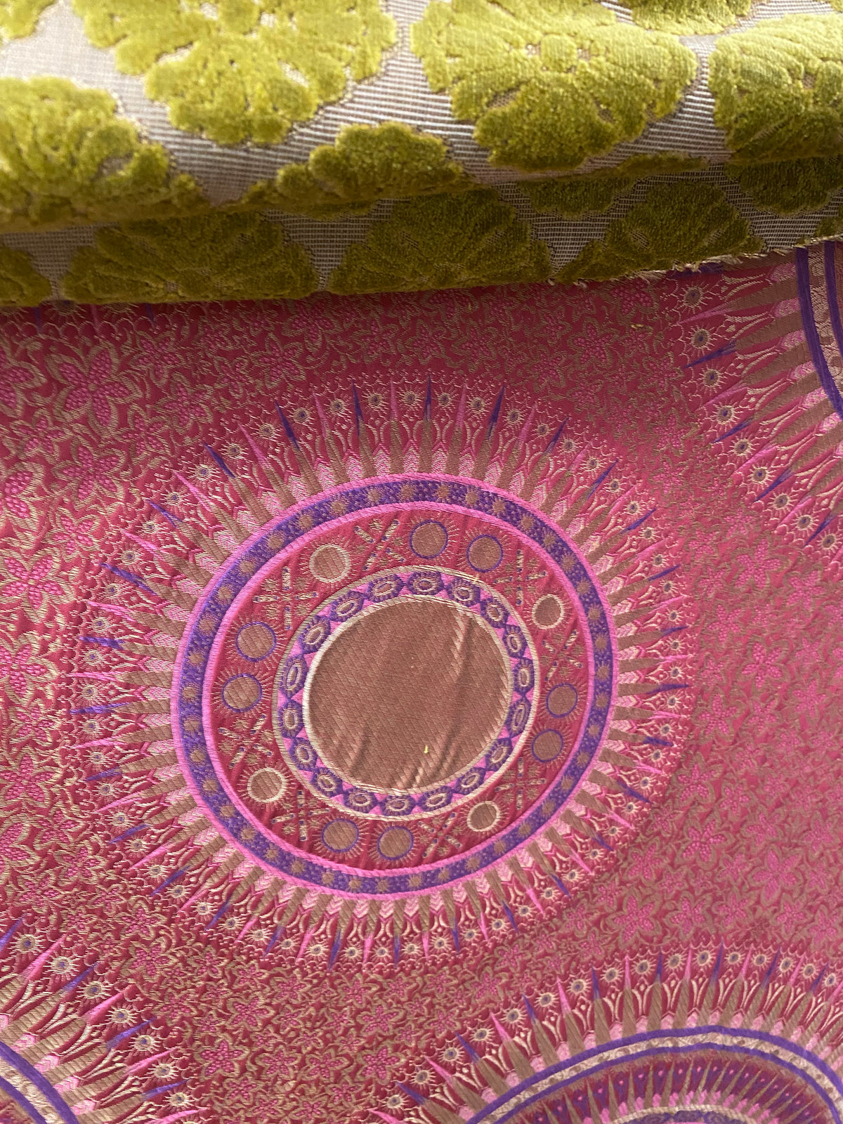 NEW! Prince Pearle - Designer Novelty Italian Geometric Woven Upholstery Fabric - Fancy Styles Fabric Pierre Frey Lee Jofa Brunschwig & Fils