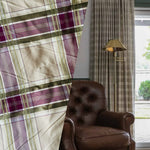 NEW SALE 2 Yard Remnant: Duchess Fanty 100% Silk Taffeta Plaid Tartan Fabric