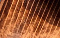 NEW! Prince Caspiane Designer Venetian Burnout Stripe Velvet Burnt Orange Amber Fabric Upholstery