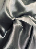 Live Deal: Queen Unn Designer “Faux Silk” Fabric in Liquid Silver