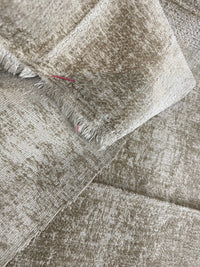 NEW Designer Chenille Velvet Upholstery Fabric - Taupe - Fancy Styles Fabric Pierre Frey Lee Jofa Brunschwig & Fils