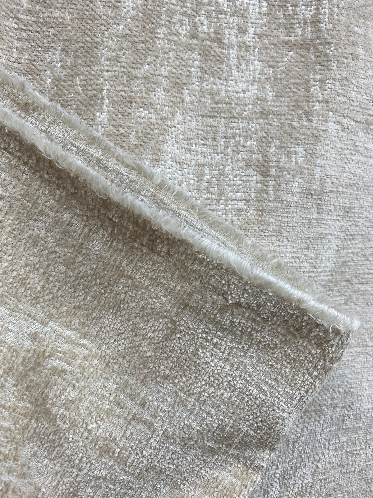 NEW Designer Chenille Velvet Upholstery Fabric - Taupe - Fancy Styles Fabric Pierre Frey Lee Jofa Brunschwig & Fils