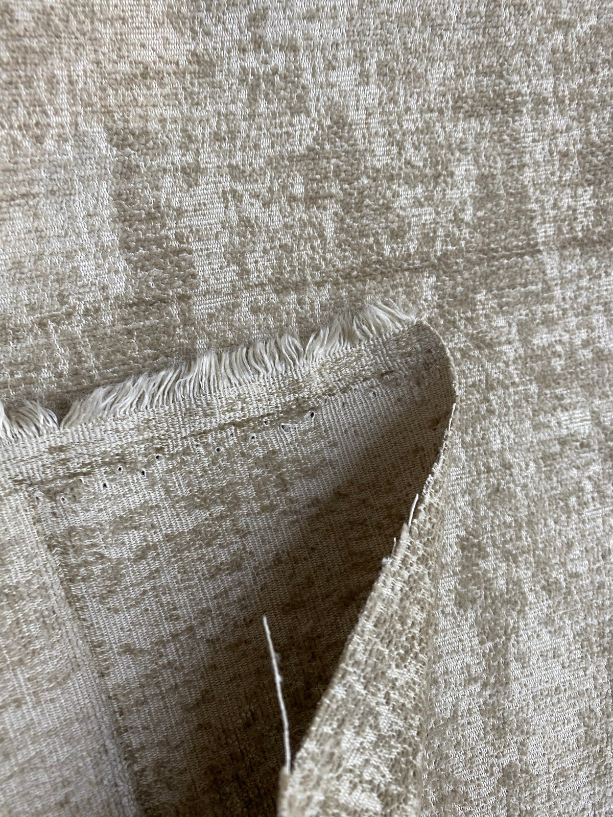 NEW Designer Chenille Velvet Upholstery Fabric - Taupe - Fancy Styles Fabric Pierre Frey Lee Jofa Brunschwig & Fils