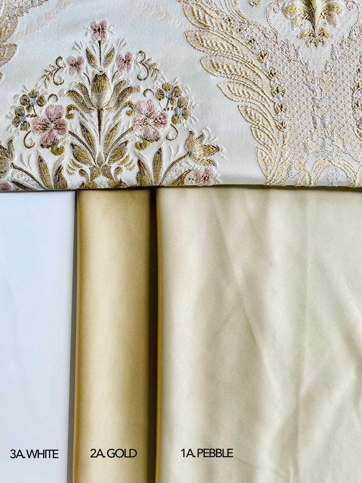 NEW Queen Latoya Satin Fabric (Match to Queen Antoinette) - Fancy Styles Fabric Pierre Frey Lee Jofa Brunschwig & Fils